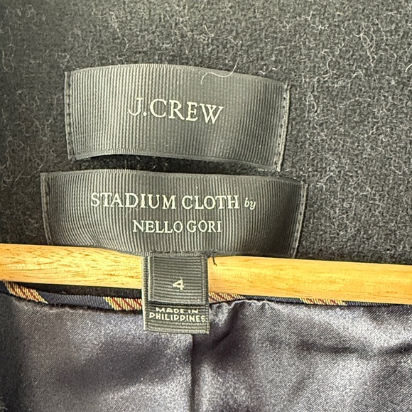 J. Crew Black Peacoat with Gold Buttons - Picture 2 of 3